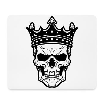 King Skull - Mouse Pad (horizontal) - white - Front