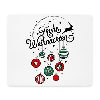 Frohe Weihnachten Ugly Christmas Sweater Geschenk - Mousepad (Querformat) - Weiß - Vorne