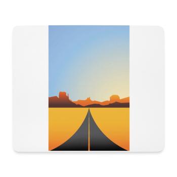 COLORFUL LANDSCAPE - ROAD - Mouse Pad (horizontal) - white - Front