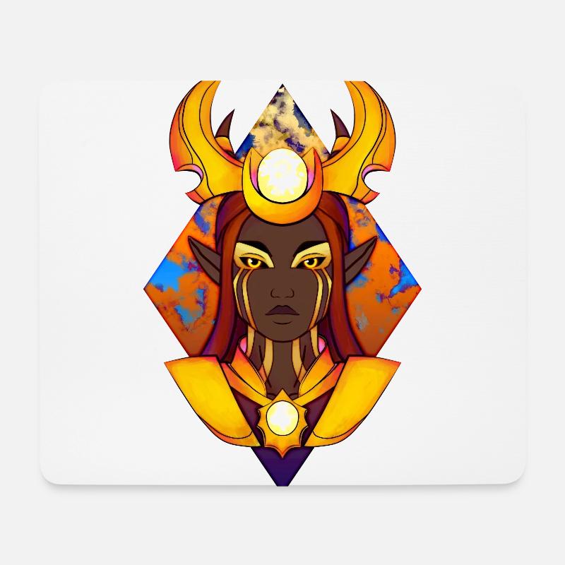 Le prince dragon - Janai - Tapis de souris (format paysage) - blanc
