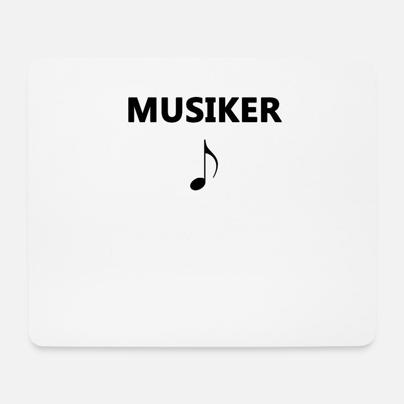 Musiker | Musik | Musiknote - Mousepad (Querformat) - Weiß