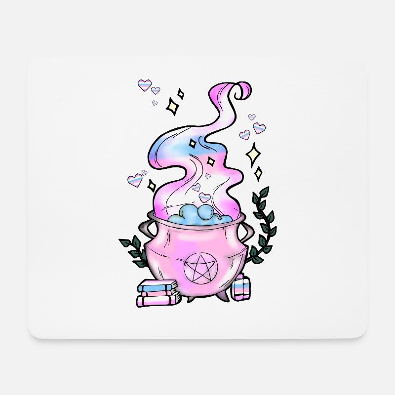 Intersexuell Kessel - Mousepad (Querformat) - Weiß