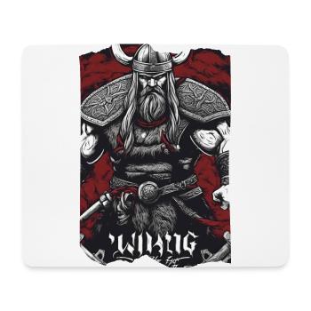 Nordische Tapferkeit Wikinger Krieger Skandinavisch - Mousepad (Querformat) - Weiß - Vorne