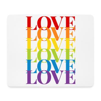 Love - Mouse Pad (horizontal) - white - Front