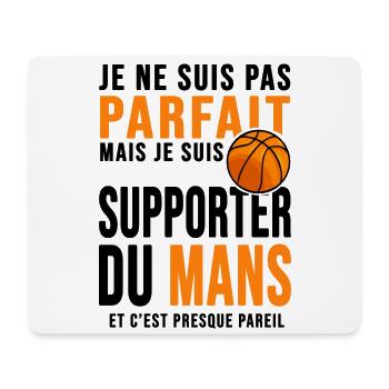 basketball supporter club basket ball du Mans - Tapis de souris (format paysage) - blanc - Devant