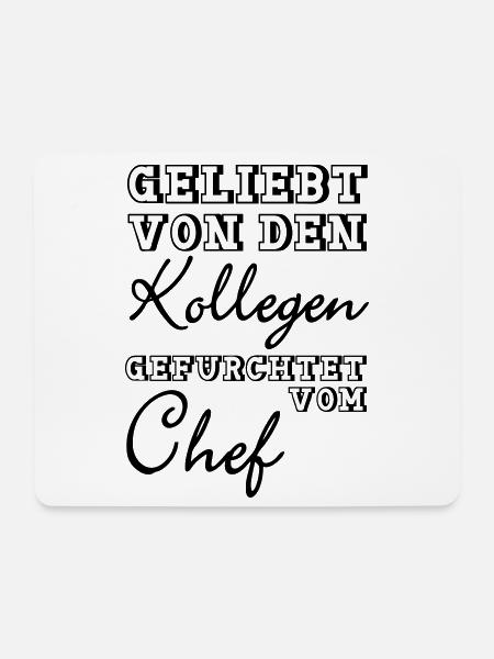 Geliebt von den Kollegen Geschenk - Mousepad (Querformat) - Weiß