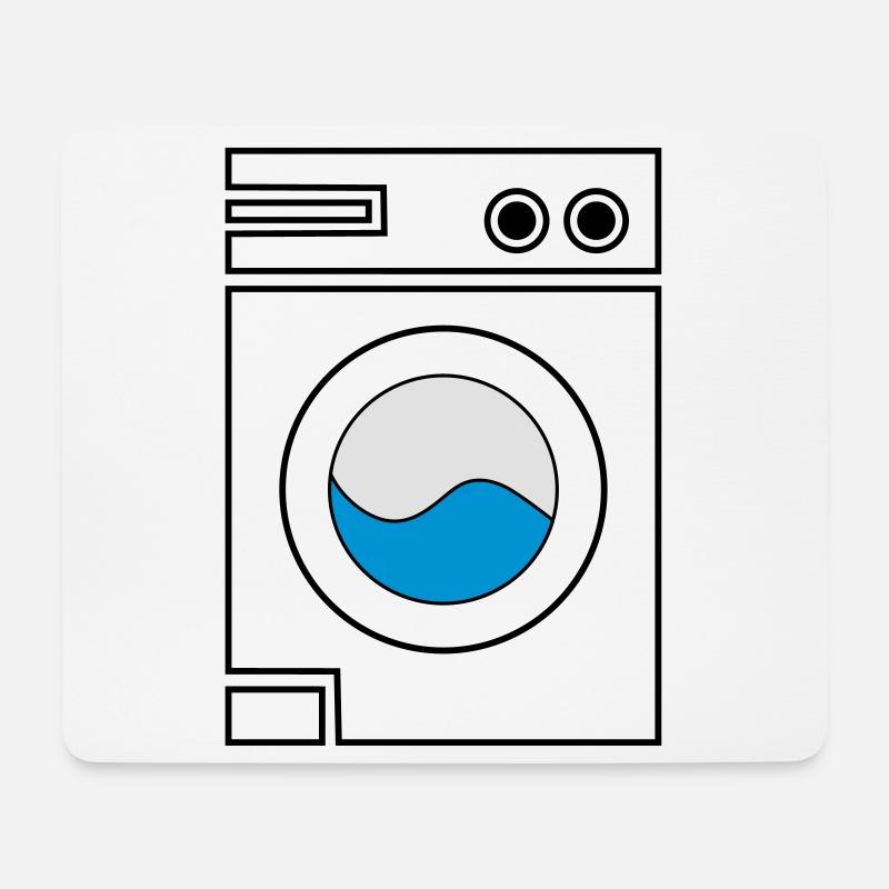 Washing machine - Mouse Pad (horizontal) - white