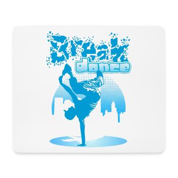 City breakdance - Mousepad (Querformat) - Weiß - Vorne