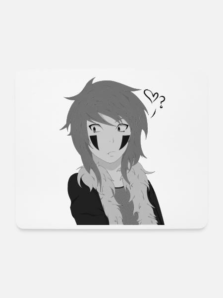 Anime Manga - Mousepad (Querformat) - Weiß