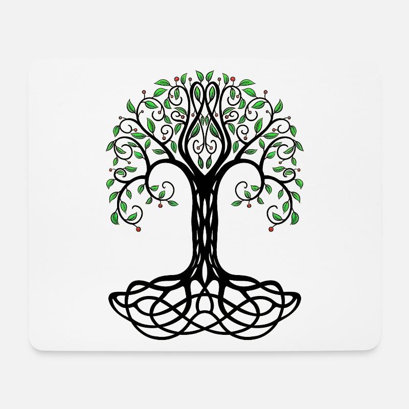 Tree of Life - Mouse Pad (horizontal) - white