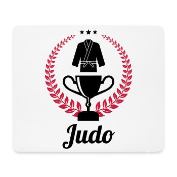 Judo / Judoka / Sport / Fight / Fighter / Strong - Mouse Pad (horizontal) - white - Front