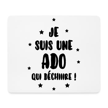 Ado - Adolescent - Adolescente - Famille - Jeune - Mouse Pad (horizontal) - white - Front