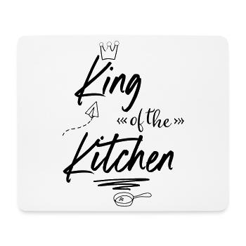 King of the Kitchen - Mouse Pad (horizontal) - white - Front