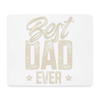 Papa Vater Vatertag Bester Papa - Mousepad (Querformat) - Weiß - Vorne
