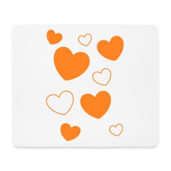 Heart Pattern Heart Pattern Gift Heart Pattern - Mouse Pad (horizontal) - white - Front