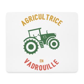 Farmer in Mop - Mouse Pad (horizontal) - white - Front