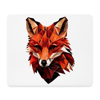 Stylized fox, Geometric - Mouse Pad (horizontal) - white - Front