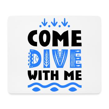 Funny sayings for divers - Mouse Pad (horizontal) - white - Front