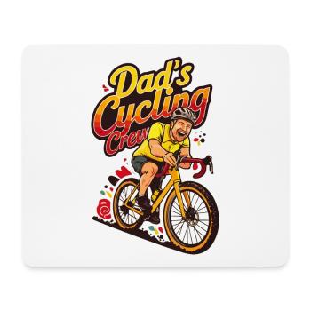 Dad's Cycling Crew Design - Mouse Pad (horizontal) - white - Front