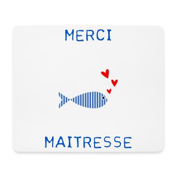 GELIEBTE. VIELEN DANK. DANKE HERRIN - Mousepad (Querformat) - Weiß - Vorne