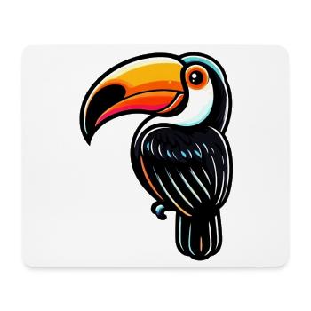 Tukan - Mousepad (Querformat) - Weiß - Vorne
