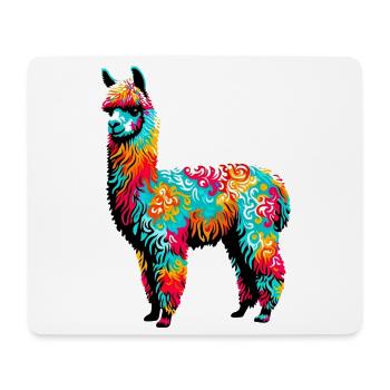 Alpaca - Mouse Pad (horizontal) - white - Front