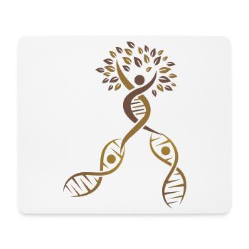 Der DNA-Baum: Die Genealogie der Natur - Mousepad (Querformat) - Weiß - Vorne