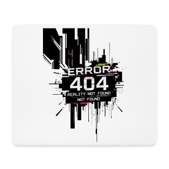 Error: Reality not found - Mouse Pad (horizontal) - white - Front