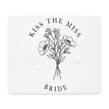 Kiss the Miss, Bride 2025 - Mousepad (Querformat) - Weiß - Vorne