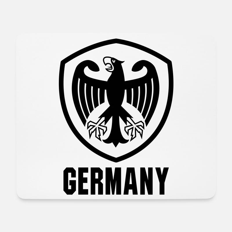 Bundesadler Wappen Germany - Mousepad (Querformat) - Weiß