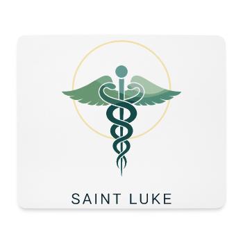 Saint Luke: Medical Assistance - Mouse Pad (horizontal) - white - Front