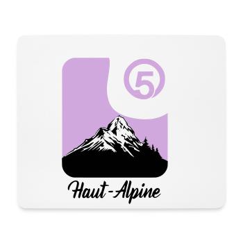 Haut-Alpine 05 Departement der Hautes-Alpes - Mousepad (Querformat) - Weiß - Vorne
