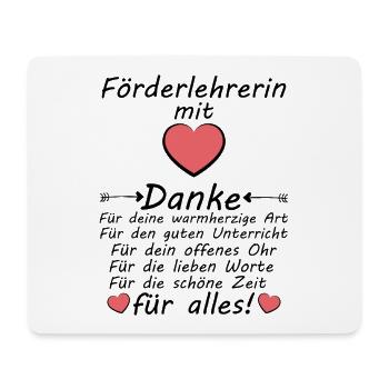 Remedial teacher Saying thank you as a farewell - Mouse Pad (horizontal) - white - Front