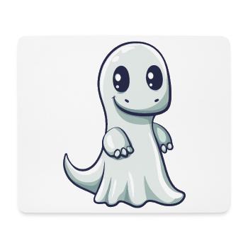 Dinosaur brontosaurus Halloween ghost - Mouse Pad (horizontal) - white - Front
