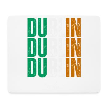 Dublin Irland, ein Souvenir von Dublin - Mousepad (Querformat) - Weiß - Vorne