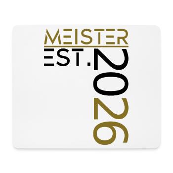 Master est. 2026 - Tapis de souris (format paysage) - blanc - Devant