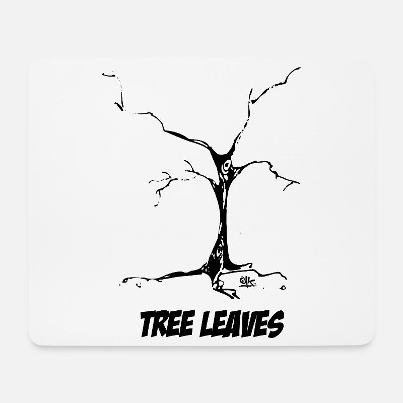 Tree - Mousepad (Querformat) - Weiß