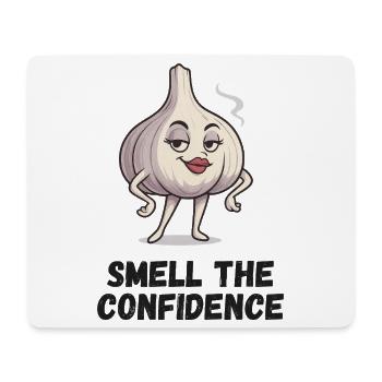 Knoblauch Selbstvertrauen Cartoon Dame Garlic - Mousepad (Querformat) - Weiß - Vorne