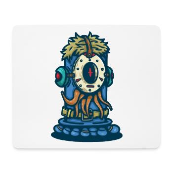 Aquatic Omega Monster - Mouse Pad (horizontal) - white - Front