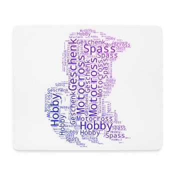 Motocross perfect for every motocross - Mouse Pad (horizontal) - white - Front