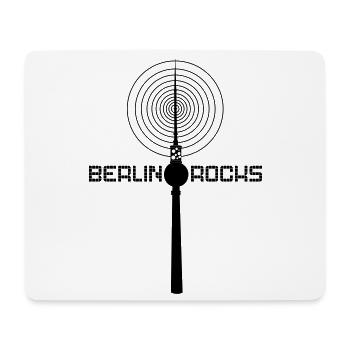 Berlin Rocks - Mouse Pad (horizontal) - white - Front