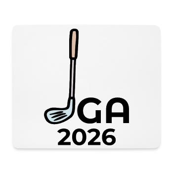 JGA 2026 GOLFSPIEL HOCHZEIT - Mousepad (Querformat) - Weiß - Vorne
