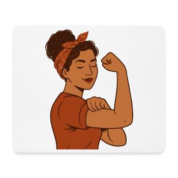 Starke Mama – Stolz und Selbstbewusst Muttertag - Mousepad (Querformat) - Weiß - Vorne