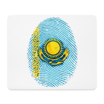 Kasachstan Fingerabdruck - Flagge & Heimat Wurzeln - Mousepad (Querformat) - Weiß - Vorne