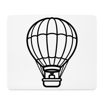 ballon - Tapis de souris (format paysage) - blanc - Devant