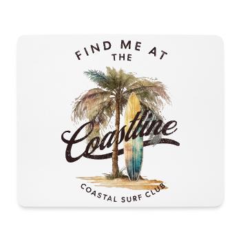 Find me at the coastline - Mousepad (Querformat) - Weiß - Vorne