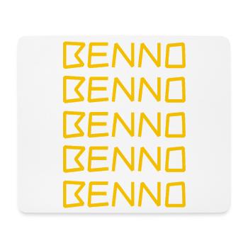 Benno - Mouse Pad (horizontal) - white - Front