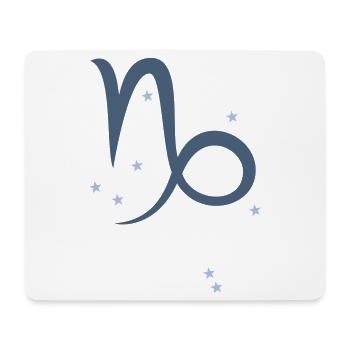 Sternzeichen Steinbock - Mousepad (Querformat) - Weiß - Vorne
