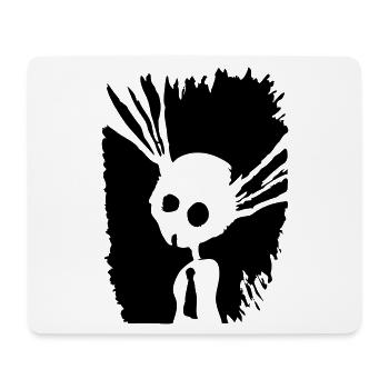 shadow bunny - Mousepad (Querformat) - Weiß - Vorne