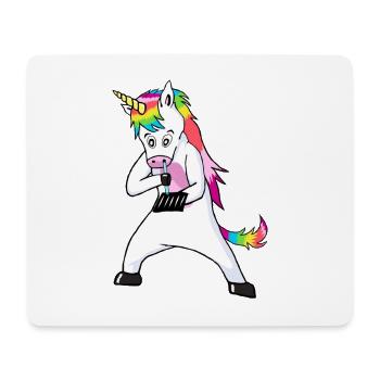 Rave Unicorns Line White Logo 18+ - Mouse Pad (horizontal) - white - Front